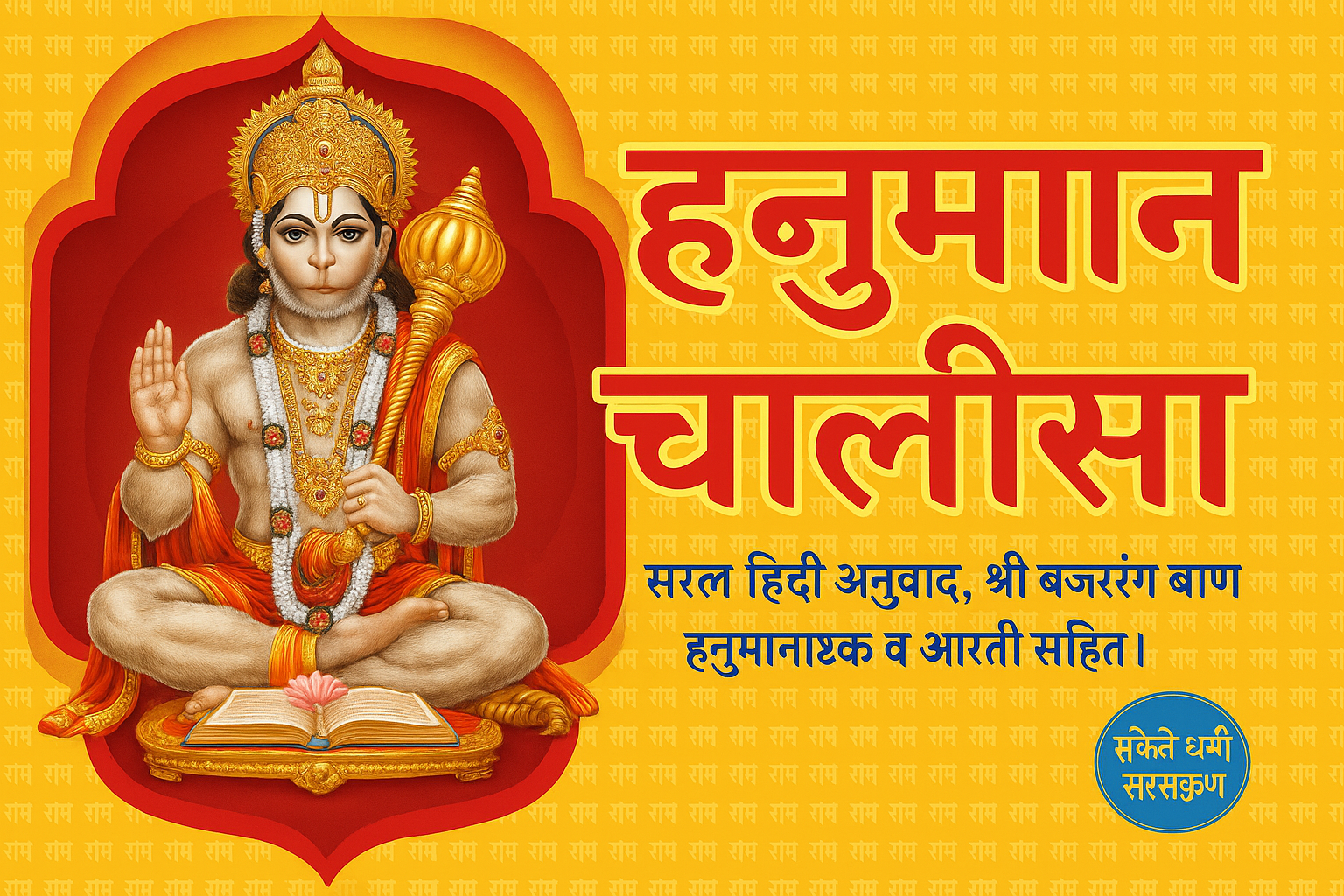 Hanuman Chalisa (Large Size)